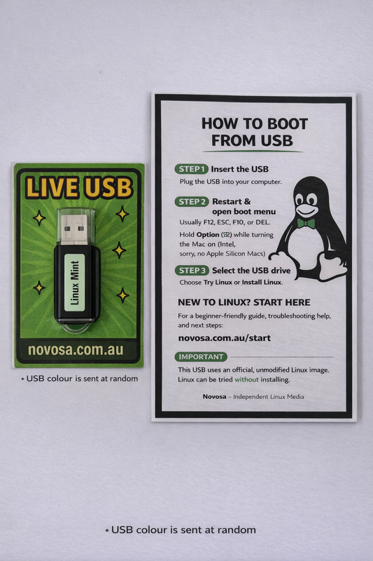 Linux Mint 22.2 Cinnamon – Live USB + Installer