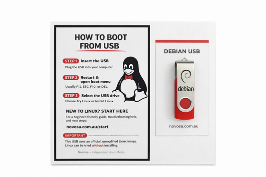 Debian 13 Trixie – Live USB + Installer